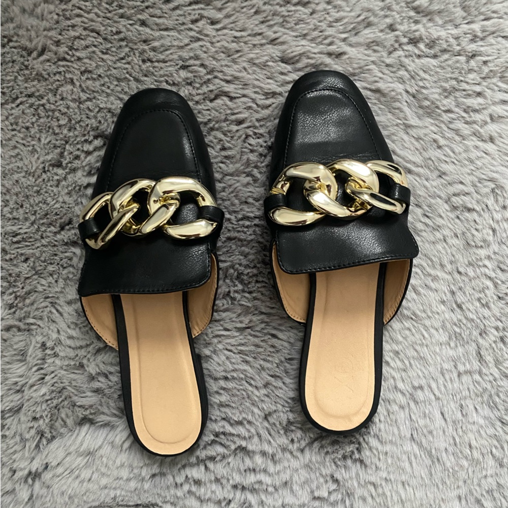 XOXO Black Slides